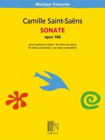 Saint-Saens: Sonate Opus 166 for Oboe published by Durand